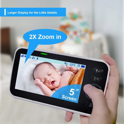 HelloBaby Monitor HB6550 with Camera and Night Vision