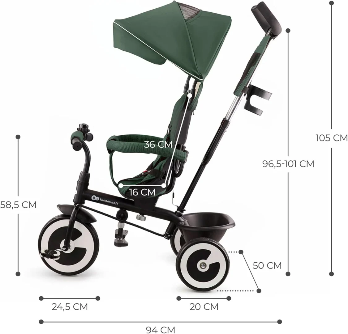 Aston Baby Push Tricycle – Kids' First Bike